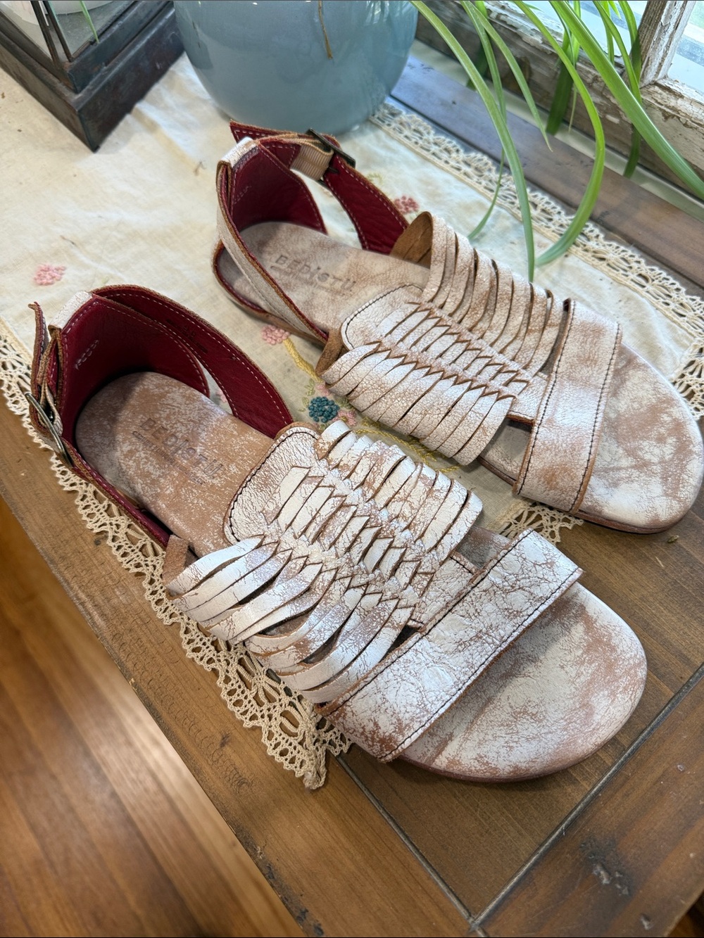 Bed Stu Ingrid Slide Huarache Sandals, Size 9